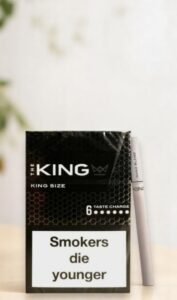 The King Nano Black Slim Cigarettes