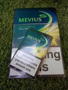 Mevius Option Blue Yellow กลิ่นมะนาว