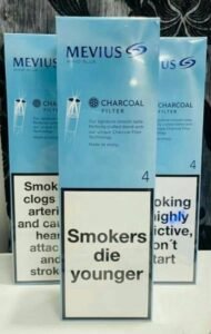 บุหรี่สายไลท์ Mevius Wind Blue