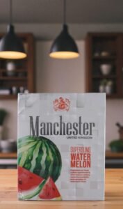 1⃣ Manchester Watermelon Superslims 🍉บุหรี่นำเข้า รสผลไม้สดใหม่