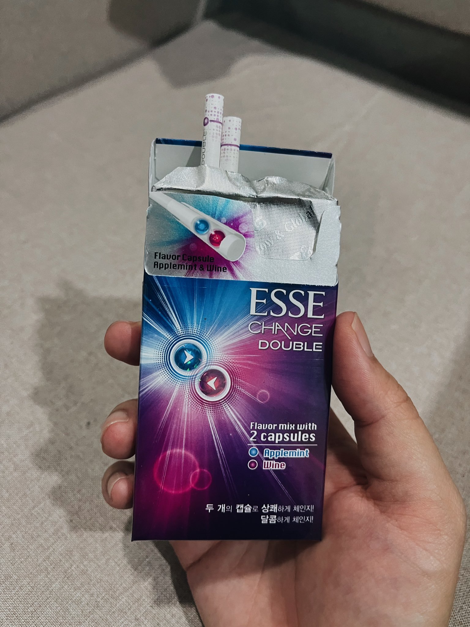 Esse Change Double Wine Apple Mint Tar 4mg