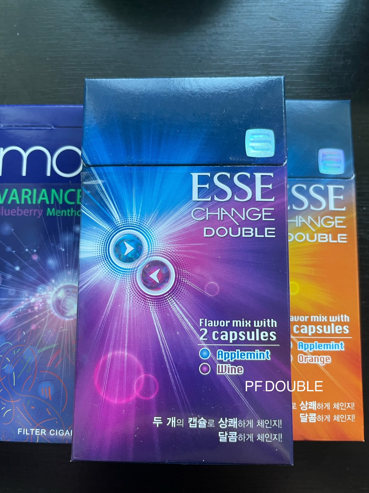 บุหรี่ Esse Change Double Wine Apple Mint ก้นกรองไม่หวาน