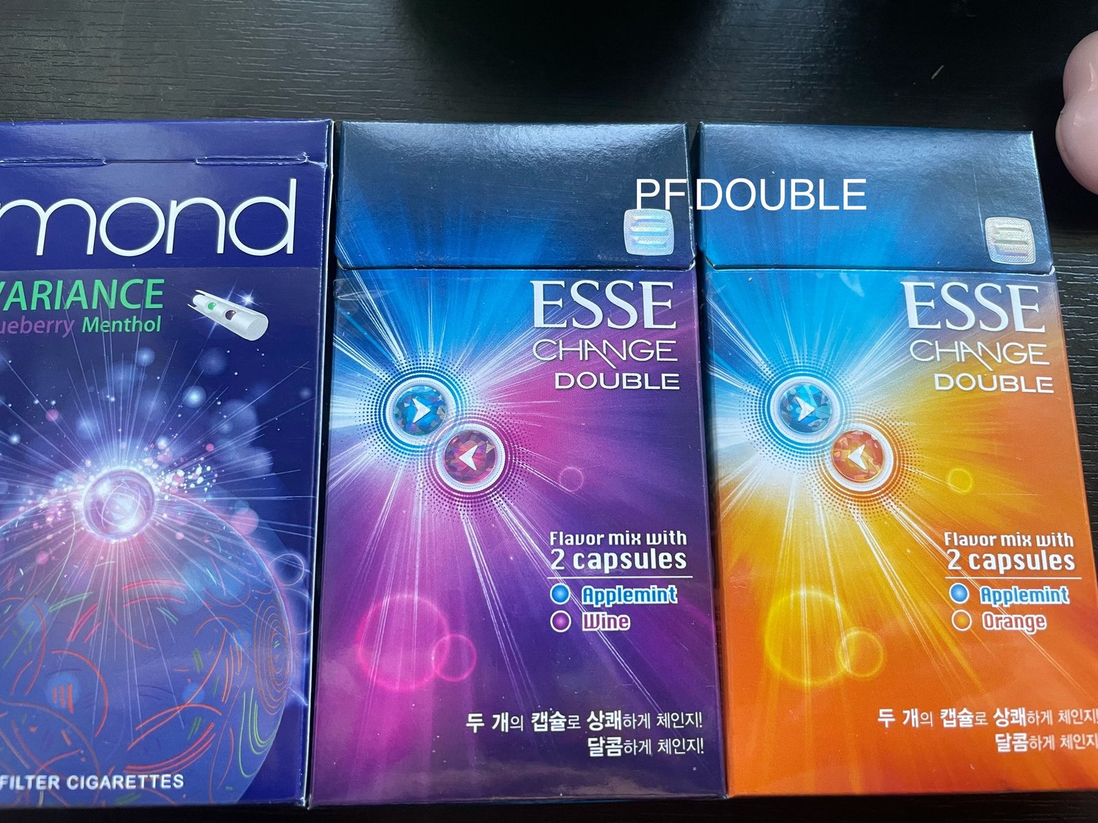 บุหรี่ Esse Change Double Wine Apple Mint Korea