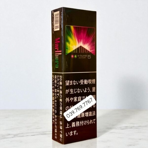 Marlboro W Burst 5 Amber: รสชาติที่สดชื่นและเข้มข้น