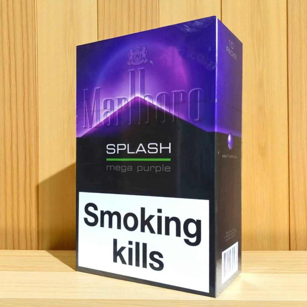 Marlboro Splash Mega Purple: รสชาติผลไม้ที่สดชื่น