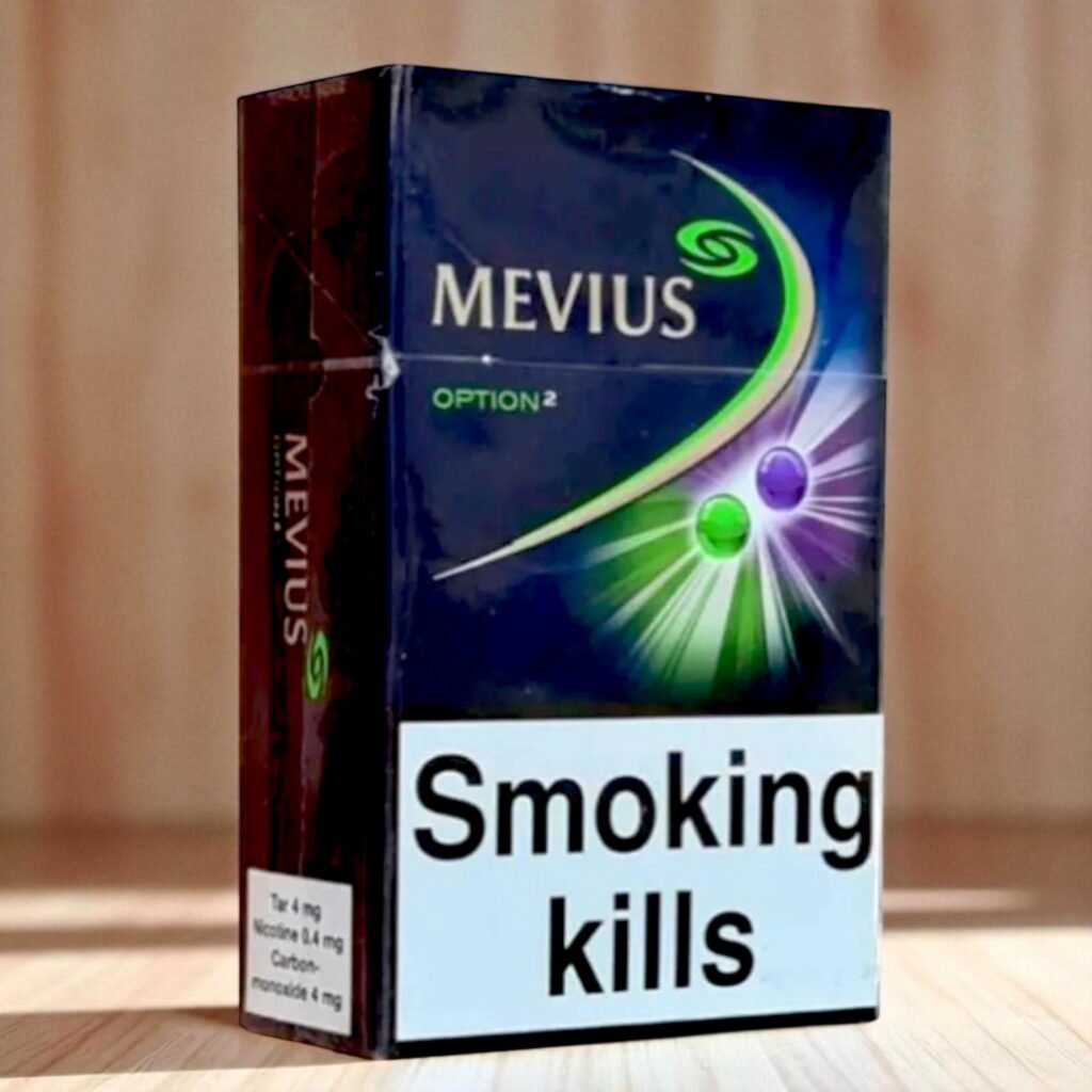 บุหรี่ Mevius Option Blueberry & Menthol