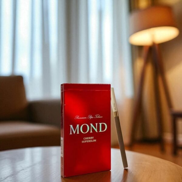 บุหรี่ Mond Cherry Slim ซองแข็ง นิโคติน 0.4mg