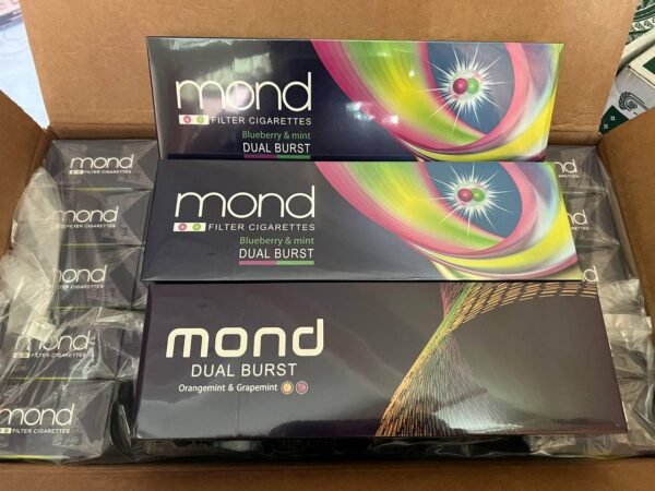 Mond Dual Burst Orange Mint & Grape Mint บุหรี่ที่ดีที่สุด