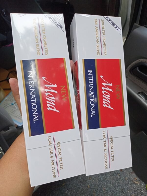 บุหรี่ Mond International ซองแข็ง สำหรับผู้สูบ