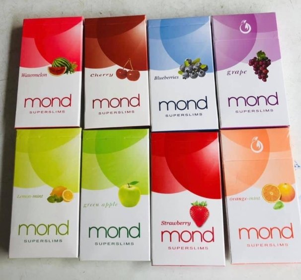 บุหรี่สำหรับผู้หญิง Mond ซองแข็ง