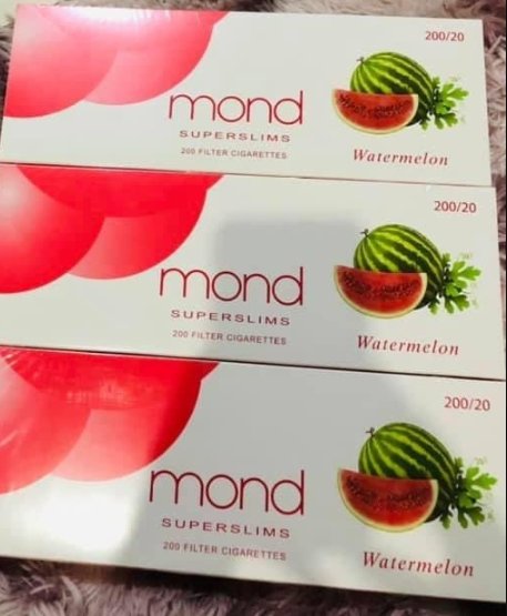 บุหรี่ที่มีรีวิวดี Mond ซองแข็ง