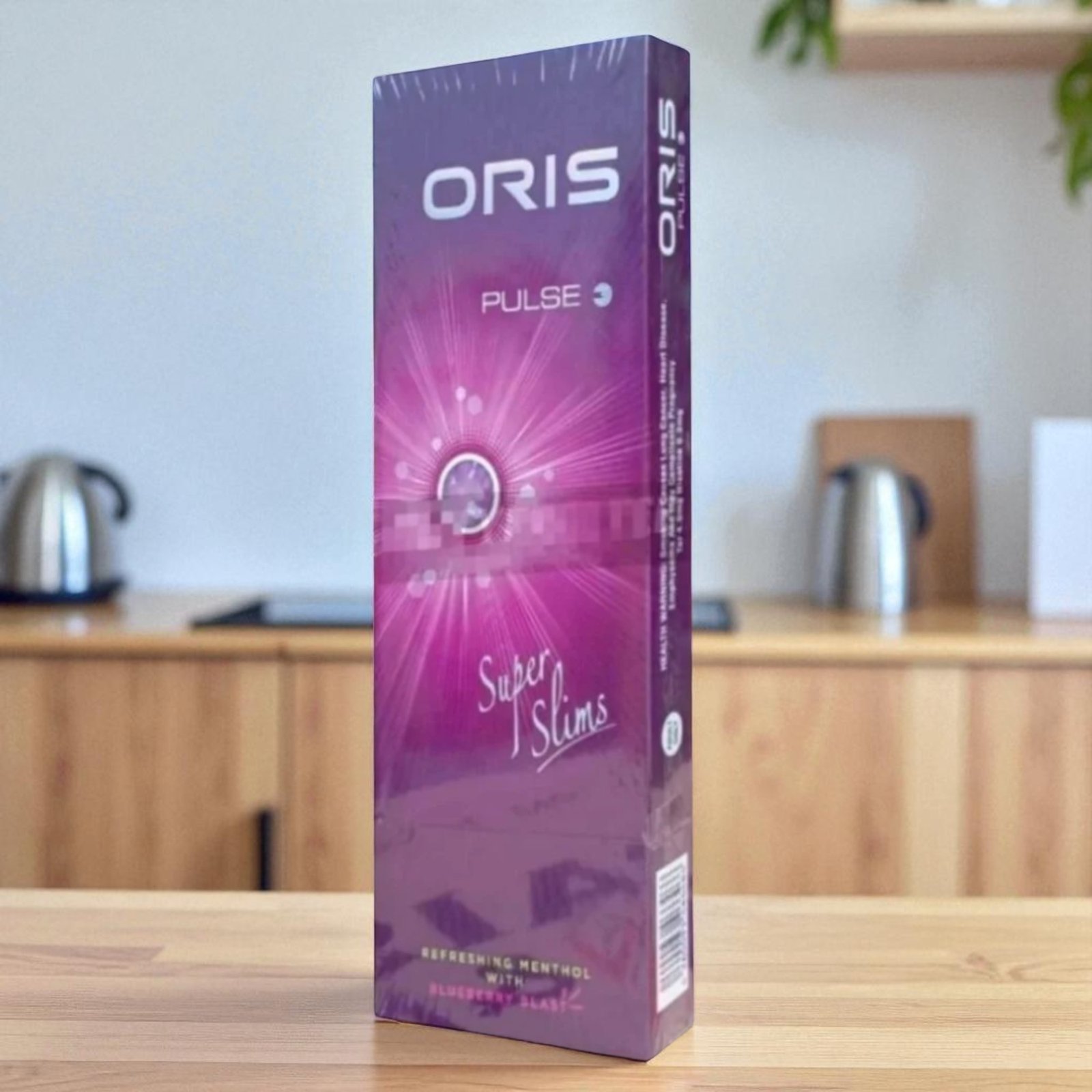 Oris Pulse Blueberry Blast Slims ซองแข็ง คุณสมบัติ