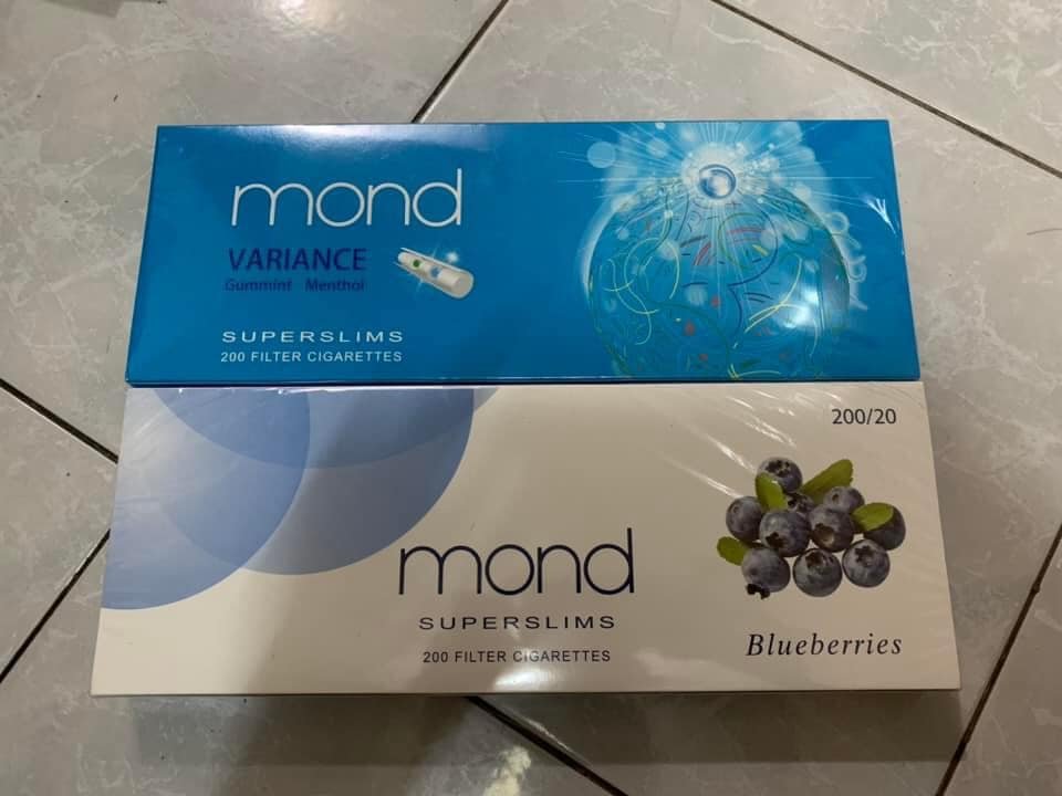 บุหรี่ Mond Blueberries Slims ซื้อที่ไหนถูก