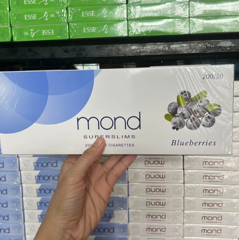 บุหรี่ Mond Blueberries Slims ราคาพิเศษ