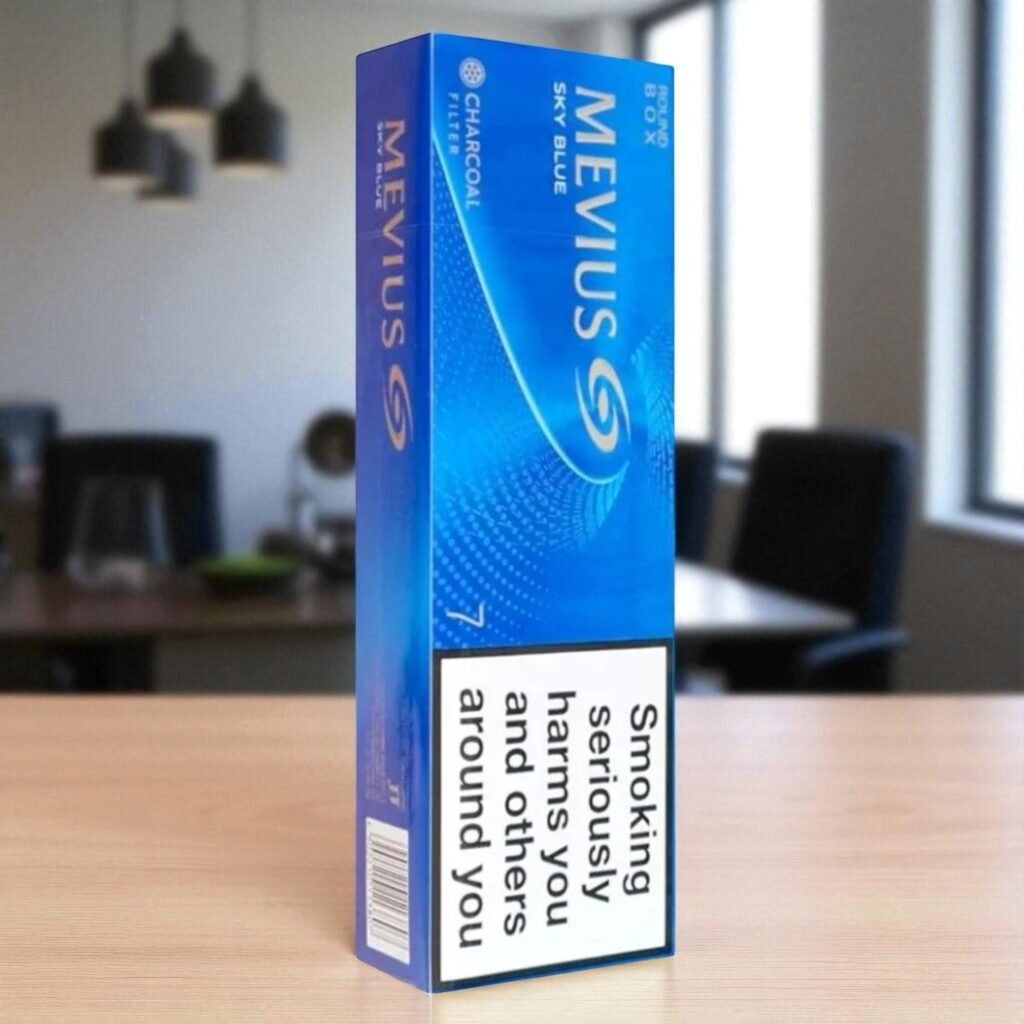 Mevius Sky Blue 7 รีวิวจากนักสูบ