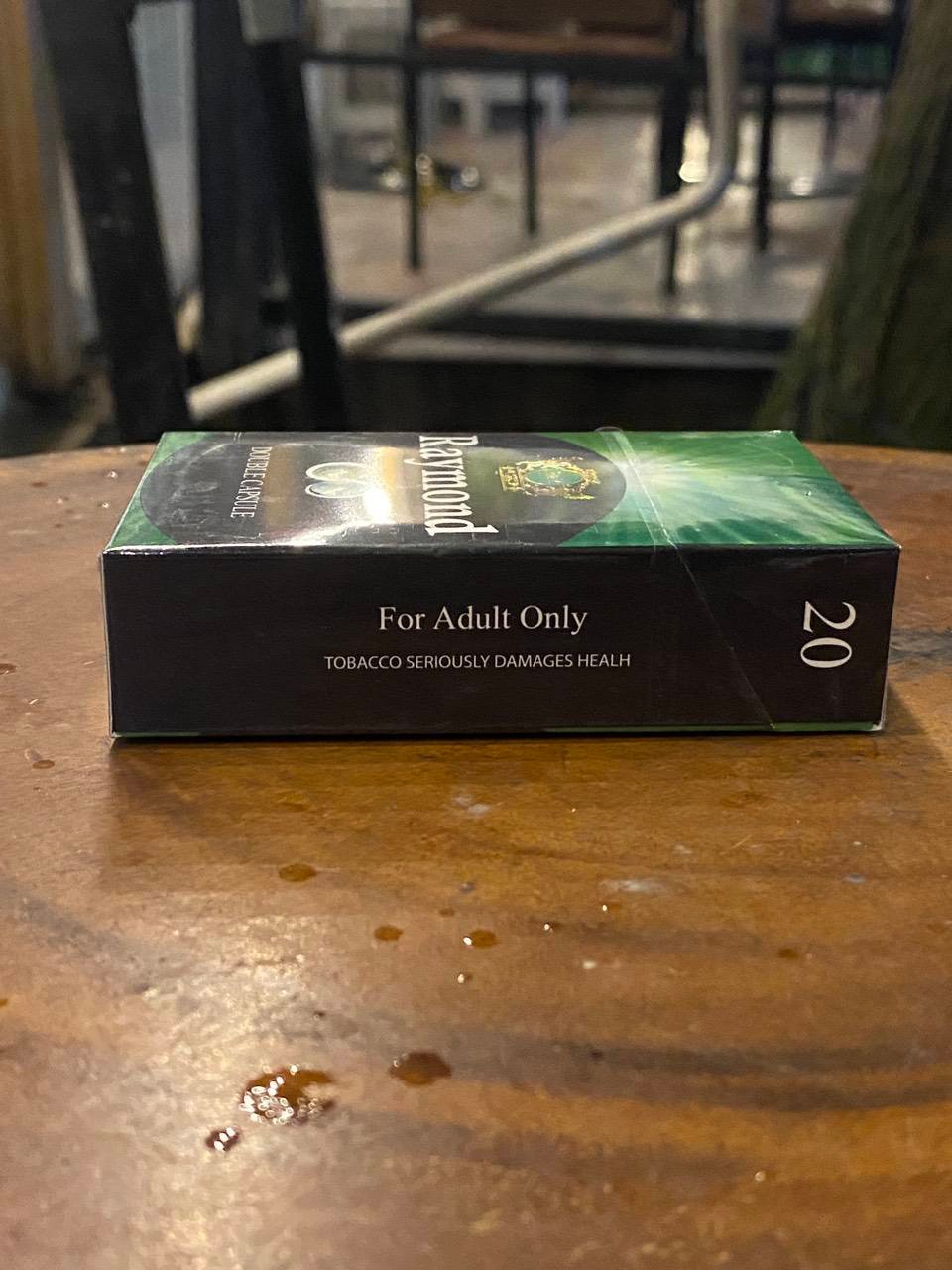 บุหรี่ Raymond Double Capsule โปรโมชั่น