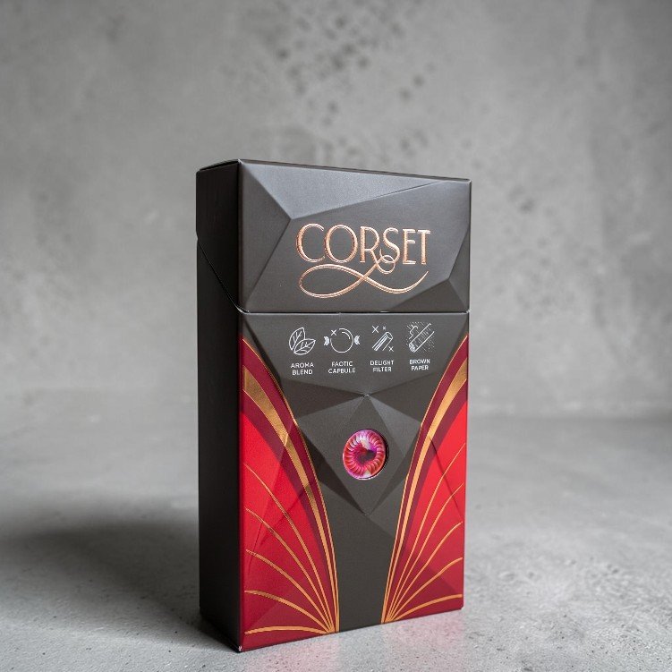 Corset Red Velvet นิโคติน 0.4 มิลลิกรัม